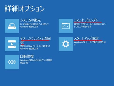詳細オプション