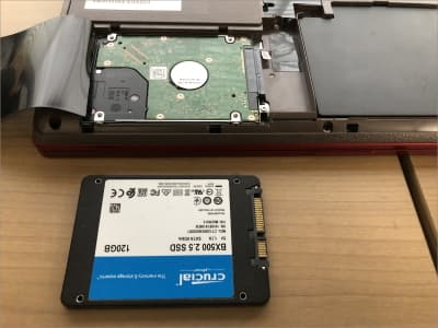 SATA SSDの写真