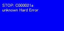 STOP:00000? エラー
